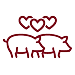 Icon_High piglet survival - Primary Dark Red 1