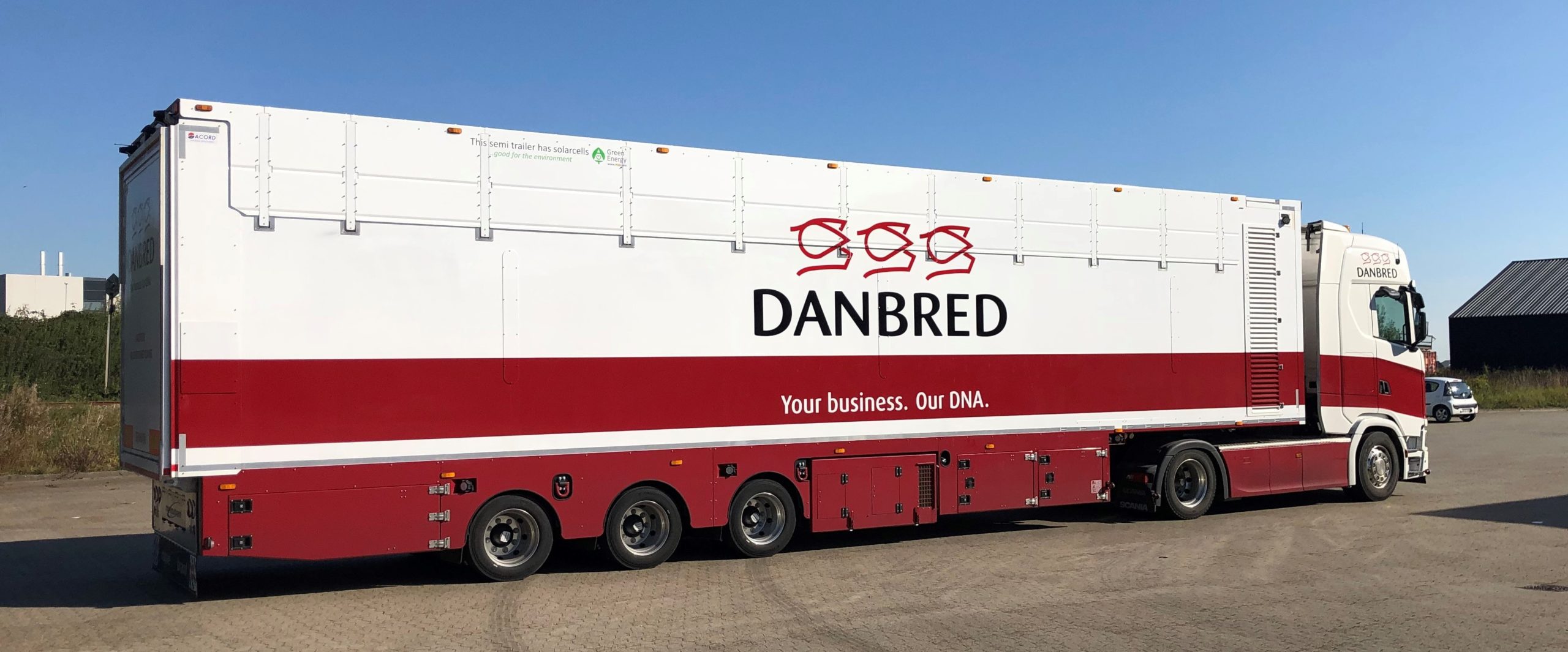 DanBred new 10 wheeler trailer for export